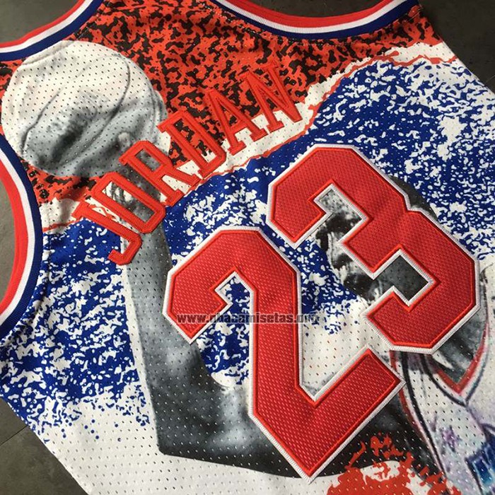 Camiseta All Star 1991 Michael Jordan NO 23 Blanco